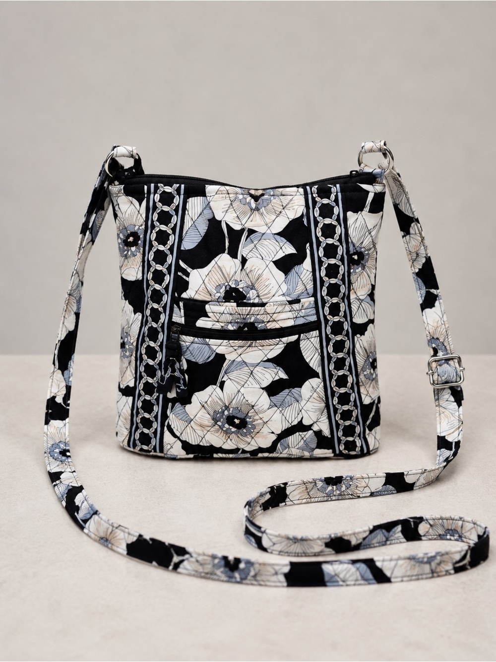 Vera Bradley Camellia Hipster Crossbody Bag Floral Cottage Bohemian Retired